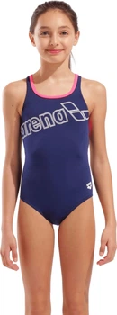 Купальник закрытый для девочек Arena LOGO SWIMSUIT SWIM PRO синий детский 128 см (010287-590)