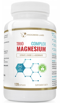 Suplement diety Progress Labs Magnesium Trio Complex 120 kapsulek (5907709720114)