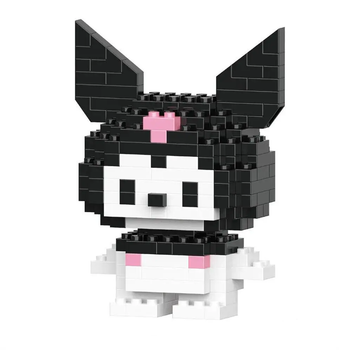 Конструктор фигурка Пиксели BRICKS Куроми Kuromi Hello Kitty