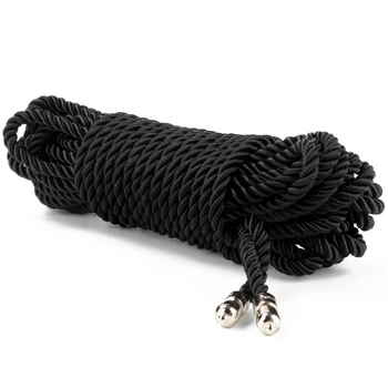 Мотузка для шибарі LoveToy Rebellion Reign Bondage Rope Чорна 10м