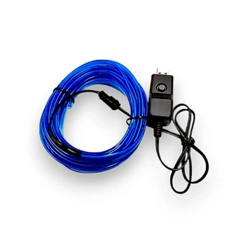 LED-подсветка Avtoaks гибкая неоновая с 3 режимами переключения 200 см с USB синий цвет