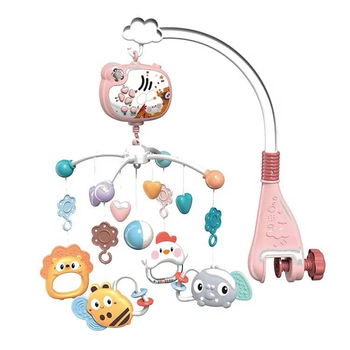 Мобиль с колыбельными и проекцией звёздного неба для сна малыша WToys Звездные сны на украинском языке