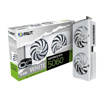 Відеокарта Palit GeForce RTX 5060 8GB GDDR7 White OC (NE75060U19P1-GB2063M)