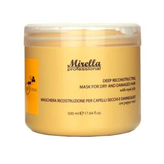 Відновлювальна маска для волосся з маточним молочком Mirella Professional Bee Form Reconstructing Hair Mask 500 мл