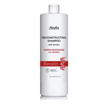 Восстанавливающий шампунь для волос с кератином Mirella Hair Care Reconstructing Shampoo 1000 мл