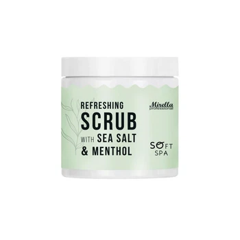 Освежающий скраб для кожи головы с морской солью и ментолом Mirella Professional Soft Spa 500 мл