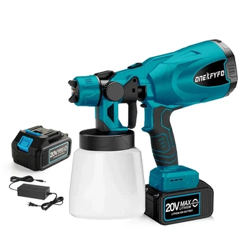 Беспроводной аккумуляторный краскопульт KRAFTMANN ColorJet Pro, краскораспылитель