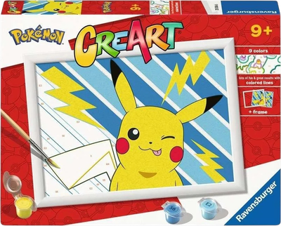 Malowanie po numerach Ravensburger CreArt Pikachu 26.5 x 20 cm (4005556255566)