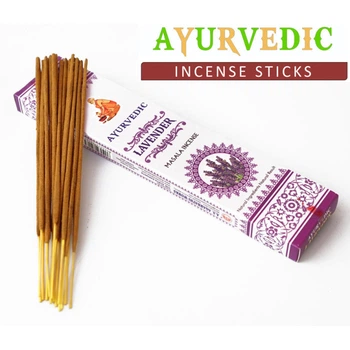 Ароматические палочки Лаванда Натуральные благовония Ayurvedic Lavender 15 грамм