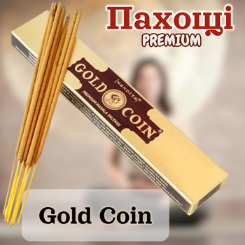 Ароматические палочки Денежные Nandita Gold Coin 15 грамм
