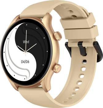 Смарт-годинник Zeblaze Btalk 3 Plus Champagne Gold (6946639813168)
