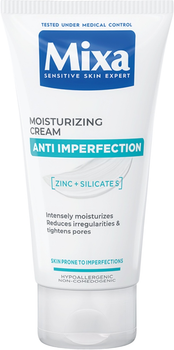Krem nawilżający do twarzy Mixa Sensitive Skin Expert przeciw niedoskonałościom 50 ml (3600550816587)