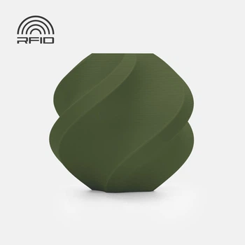 Пластик/филамент для 3D-принтера без катушки Bambu Lab PLA Matte Refill Filament 1kg - Matte Dark Green (A01-G7-1.75-1000-SPLFREE)