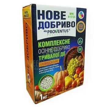 Комплексне Осіннє Універсальне Нове Добриво 9-12-25 1 кг Proventus