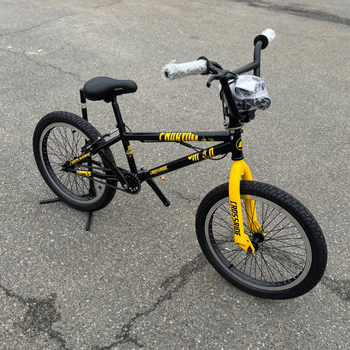Велосипед CROSSRIDE 20 BMX-FRS ST "PHANTOM" желтый