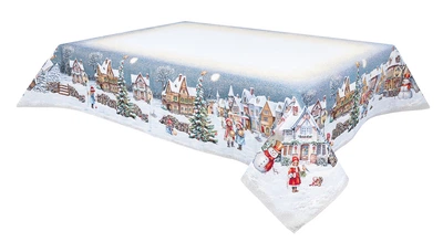 Скатерть новогодняя гобеленовая "Christmas vibe" (RUNNER1377-240)