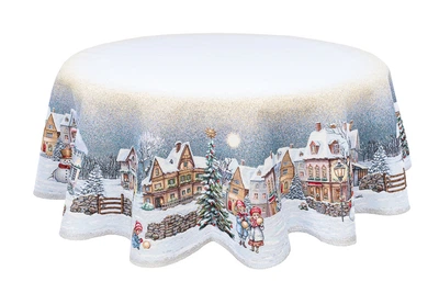 Скатерть новогодняя гобеленовая "Christmas vibe" (RUNNER1377-160D)