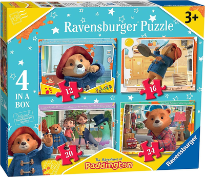 Zestaw puzzli Ravensburger Paddington 4 w 1 12 + 16 + 20 + 24 elementów 3063 (4005556030637)