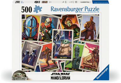 Puzzle Ravensburger Mandalorian 500 elementów 12000216 (4005555002161)