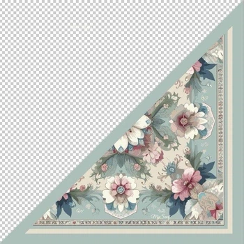 Велика хустка косинка "Божествений сад" My Scarf