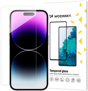 Szkło hartowane Wozinsky Tempered Glass do Apple iPhone 16 Pro / iPhone 17 / iPhone 17 Pro Transparent (5907769364204)
