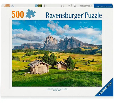 Puzzle Ravensburger Dolomity 500 elementów 12001383 (4005555013839)