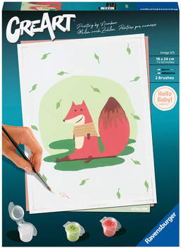 Картина за номерами Ravensburger Creart Лисичка (4005556236541)