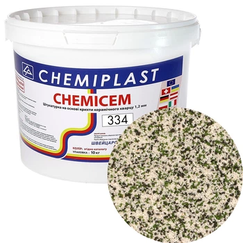 Декоративна штукатурка CHEMICEM 334 мармурово-кварцова 10 кг