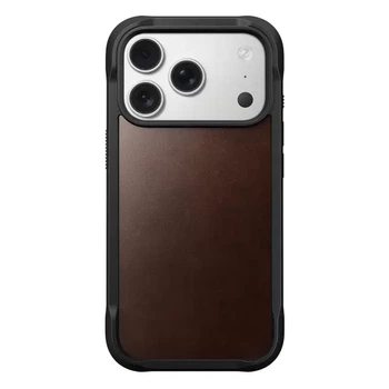 Кожаный чехол Nomad Rugged Horween Leather Case Rustic Brown для iPhone 17 Pro (NM011819858)