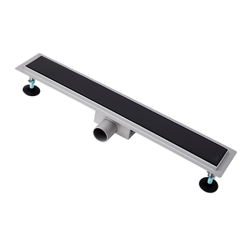 Линейный трап в душевую кабину 70 см Ital Black Glossy IT02-FT24/700BG