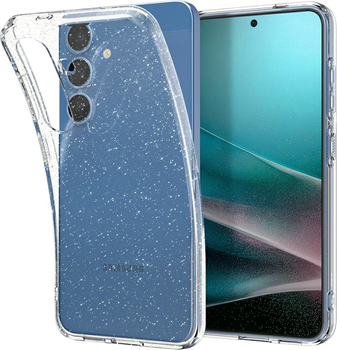 Etui plecki Spigen Liquid Crystal Glitter do Samsung Galaxy S25 Transparent (8809971238281)