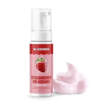 Парфумована пінка для душу з ароматом полуничного коктейлю Strawberry Milkshake Mr.SCRUBBER 150мл