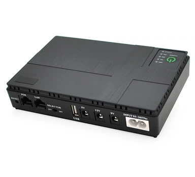 UPS ИБП для роутера PON/POE, 5/9/12V Voltronic UPS18-DC 18Вт 10400mAh