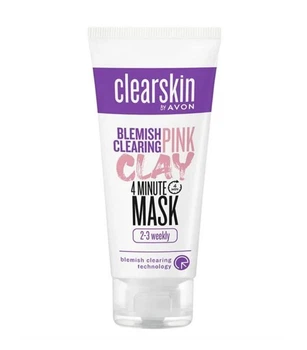 Маска для обличчя Avon Clearskin Pink Clay Mask з рожевою глиною, проти чорних крапок, 75 мл (494693424)