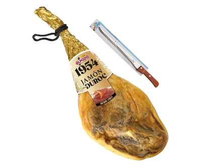 Хамон серрано резерва Эль Посо оро (Jamón Serrano Reserva El Pozo Oro Selección), +12 мес., +7,5 кг. + НОЖ