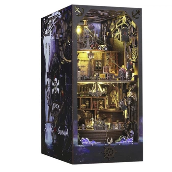 Конструктор інтер'єрний Румбокс 3D Аденські пірати Book Nook з Led підсвічуванням (27918)