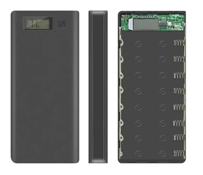 Кейс корпус коробка для повербанку з контролером і фонариком до 25000 mAh Power Bank (685)