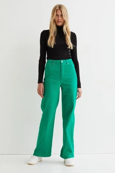 Джинси H&M Divided зелений ZBUBN788 32