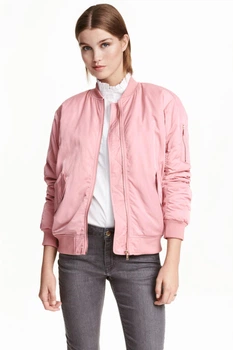 Бомбер H&M рожевий CTMDW096 32