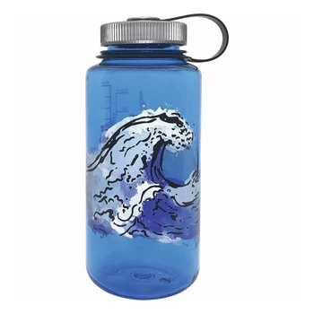 Пляшка для води Nalgene 1 л WM Slate w/Water, синя