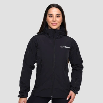 Жіноча куртка Softshell чорна S - GymBeam