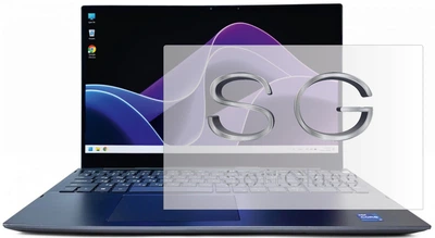 Бронепленка для Dell Inspiron 15 7506 на экран износоустойчивая полиуретановая SoftGlass