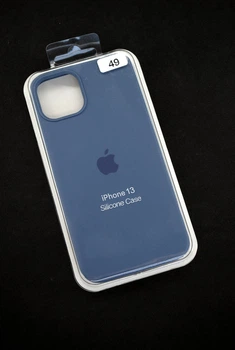 Чехол для телефона iPhone 13 Silicone Case Orig FULL №49 navy blue 4you