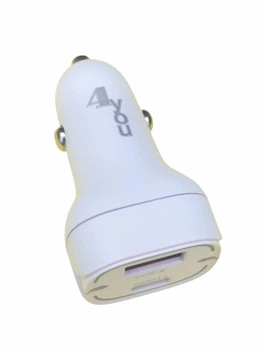 Автомобильное зарядное устройство 4you B3 USB/Type-C с быстрой зарядкой PD20W QC3.0 White