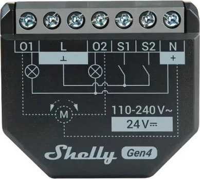 Inteligentny przekaźnik Shelly 2PM Gen4 (3800238070748)