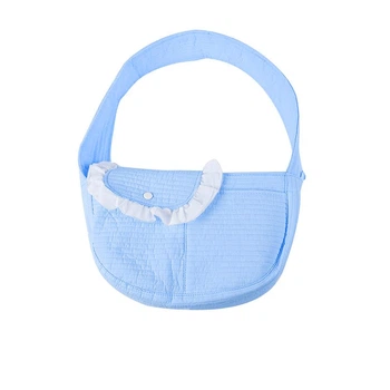 Слінг перенесення Lesko SY-2022-0502 Blue L (43*11*29 см) для котів та собак