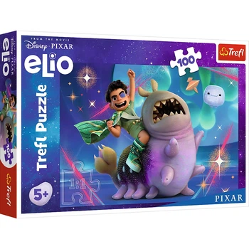 Пазлы 100 элементов Disney Elio Космическое приключение Trefl