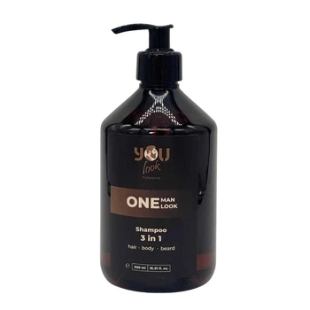 Шампунь You Look 3-в-1 для волос, тела и бороды Professional ONE Man Look 3-in-1 Shampoo 500 мл