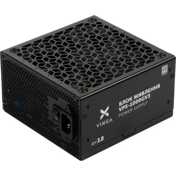 Блок питания Vinga 1000W VPS-1000GV3, для ПК, ATX, высокая мощность