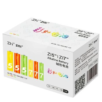 Батарейка ZMI Rainbow AA ZI5 12 + AAA ZI7 12 набор для пульта и техники